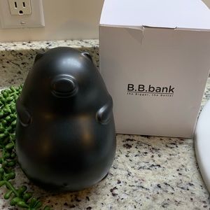 B.B.bank Black piggy bank